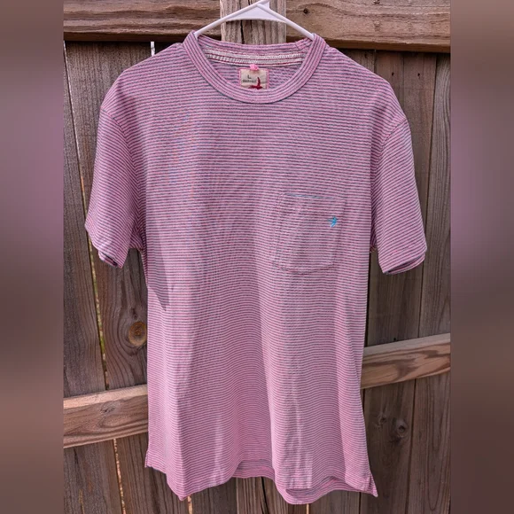 Relwen Striped Pocket Tee - Picture 1 of 4